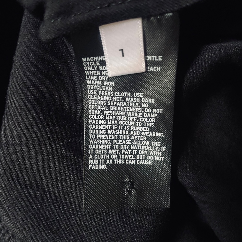 Uniqlo S Black Midi Shirt Dress - Picture 9 of 9